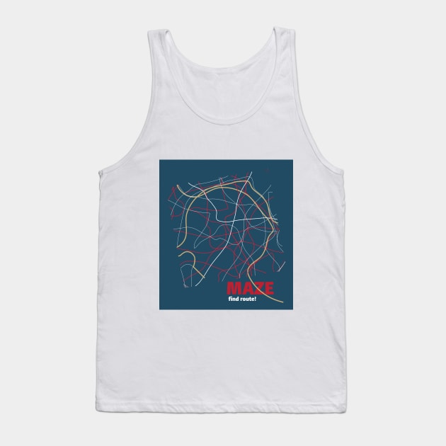 Maze Tank Top by dddesign